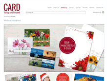Tablet Screenshot of cardverlag.com